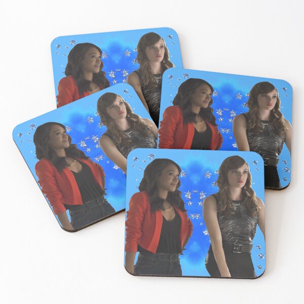 Item preview, Iris West y Caitlin Snow fondo azul designed and sold by dutchchu.