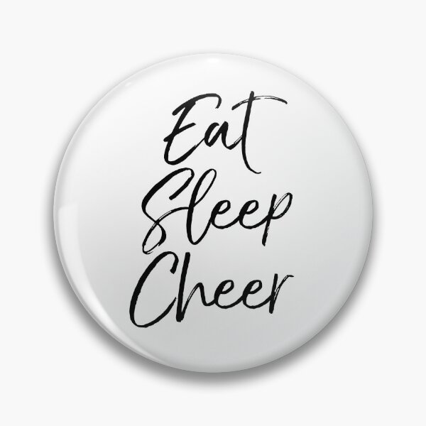 Artikelvorschau, Eat Sleep Cheer Cheerleading Quote entworfen und verkauft von TNDesignStudio.