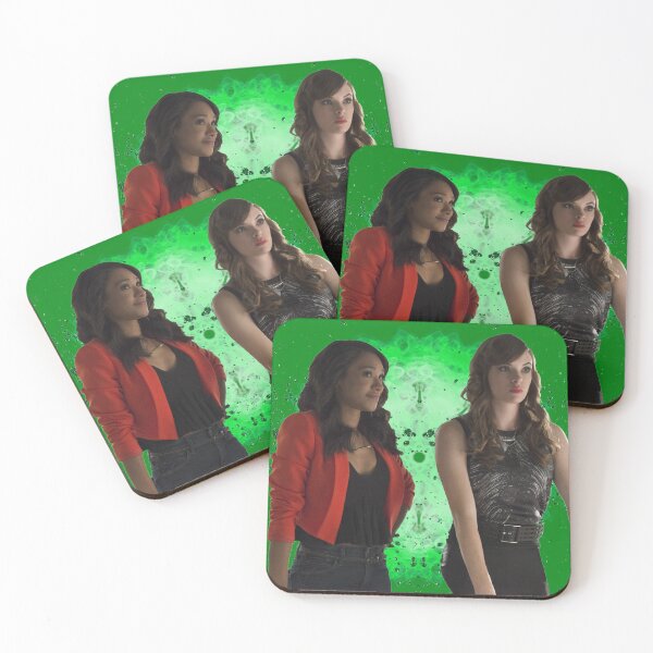 Item preview, Iris West y Caitlin Fondo verde nieve designed and sold by dutchchu.