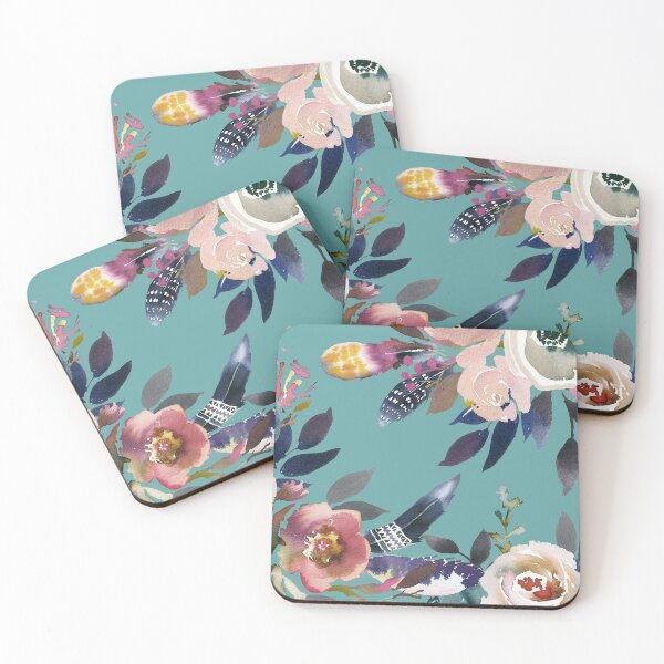 Item preview, Floral Teal designed and sold by OHH Baby.