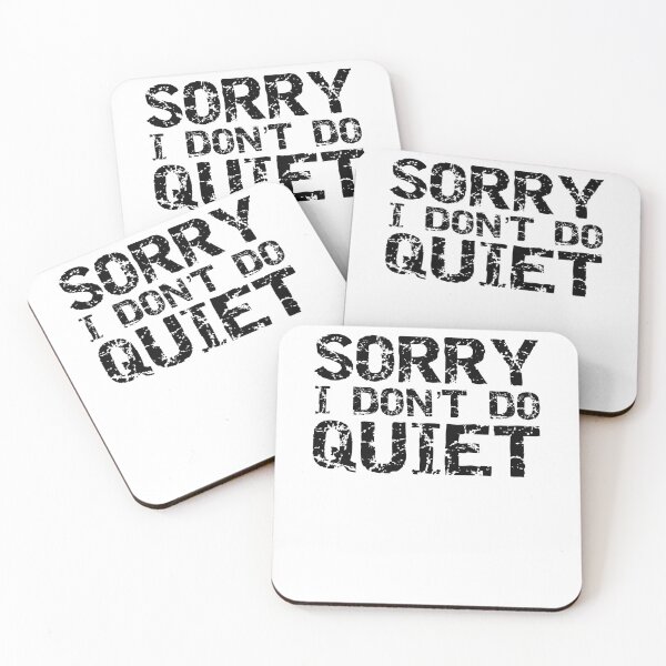 Artikelvorschau, Funny Sorry I Don't Do Quiet Cheerleading Quote entworfen und verkauft von TNDesignStudio.