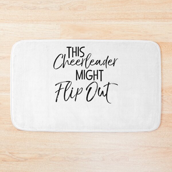 Item preview, Funny This Cheerleader Might Flip Out Cheerleading Quote designed and sold by TNDesignStudio.
