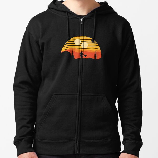the tatooine hunter Zipped Hoodie