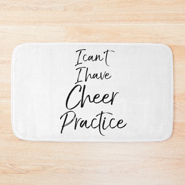 Item preview, I Can't I Have Cheer Practice Cheerleading Quote designed and sold by TNDesignStudio.