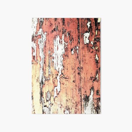 Rustic Red Wall Photo Art Board Print