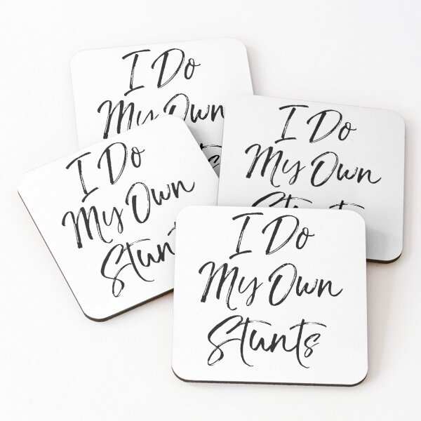 Artikelvorschau, I Do My Own Stunts Cheerleading Quote entworfen und verkauft von TNDesignStudio.