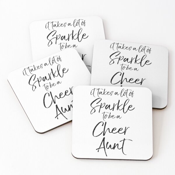 Artikelvorschau, It Takes a Lot of Sparkle to be a Cheer Aunt Cheerleading Quote entworfen und verkauft von TNDesignStudio.