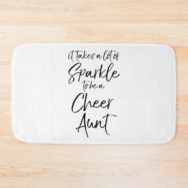 Artikelvorschau, It Takes a Lot of Sparkle to be a Cheer Aunt Cheerleading Quote entworfen und verkauft von TNDesignStudio.
