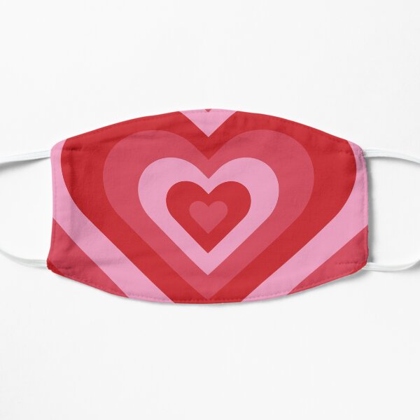 Sugar, Spice & Everything Nice Powerpuff Girls Heart Pattern Mask