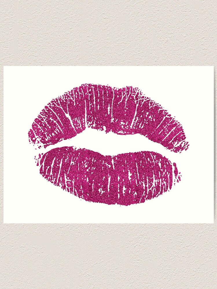 Glitter Lips!  Sticker for Sale by myheadisaprison