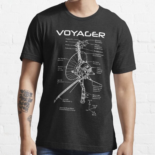 Programme Voyager - Encre blanche T-shirt essentiel
