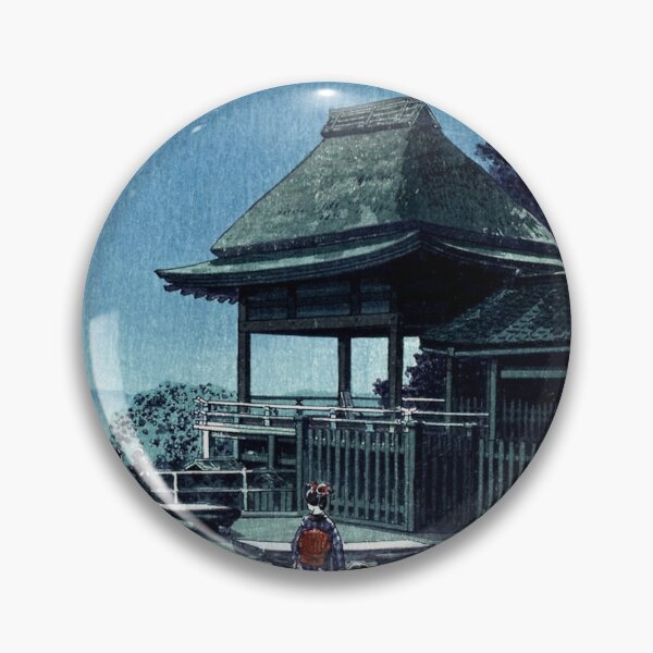 Item preview, Moon at Ishiyama Temple by Tsuchiya Koitsu designed and sold by ArtExpression.