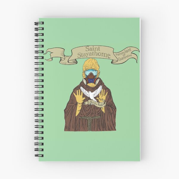 Item preview, Saint Stayathome: The Patron Saint of Quarantine designed and sold by doowarrt.