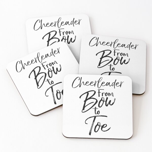 Item preview, Cheerleader from Bow to Toe Cheerleading Quote designed and sold by TNDesignStudio.