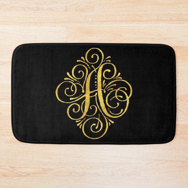 Item preview, Golden Monogram Calligraphy A designed and sold by junkydotcom.