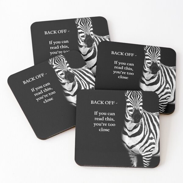Item preview, Zebra Back Off  designed and sold by Kay Brewer.