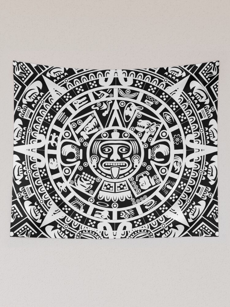 Mayan cheap calendar tapestry