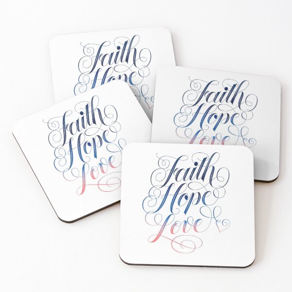Item preview, Faith, love, hope designed and sold by Sandra Brezina.