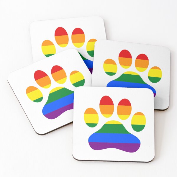Item preview, Gay Rainbow Paw designed and sold by pikafelix.