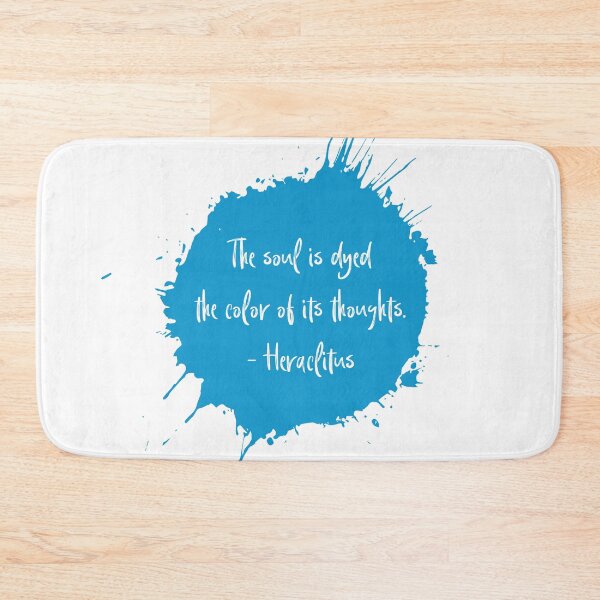 Item preview, Heraclitus Soul is Dyed the Color of its Thoughts Blue designed and sold by designchip.
