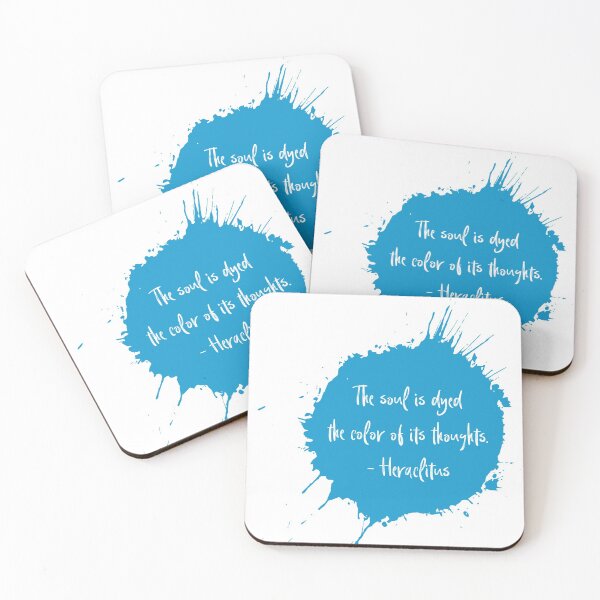 Item preview, Heraclitus Soul is Dyed the Color of its Thoughts Blue designed and sold by designchip.