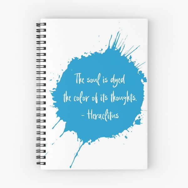 Item preview, Heraclitus Soul is Dyed the Color of its Thoughts Blue designed and sold by designchip.