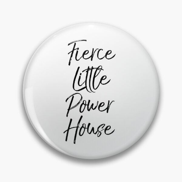 Item preview, Fierce Little Power House Gymnastics Quote designed and sold by TNDesignStudio.