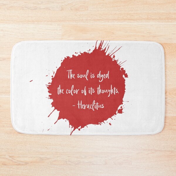 Item preview, Heraclitus Soul is Dyed the Color of its Thoughts Red designed and sold by designchip.