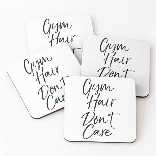 Artikelvorschau, Gym Hair Don't Care Gymnastics Quote entworfen und verkauft von TNDesignStudio.