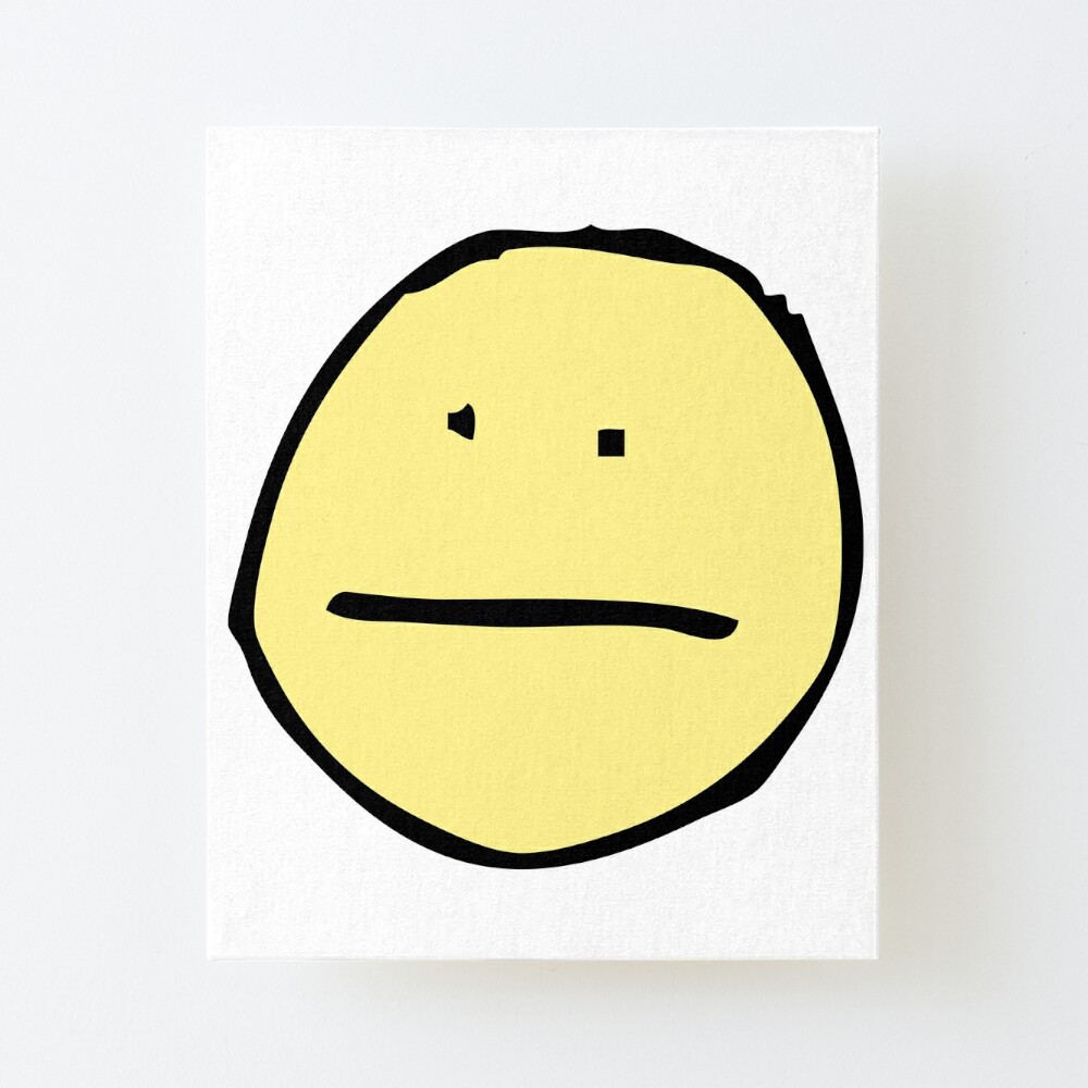 Cursed Emoji Art Board Print By Gvndshrm5 Redbubble - cursed roblox meme art print by lemonnn69 redbubble