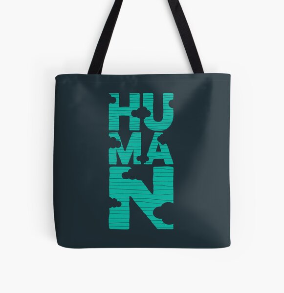 HUMAN (marrs green) All Over Print Tote Bag