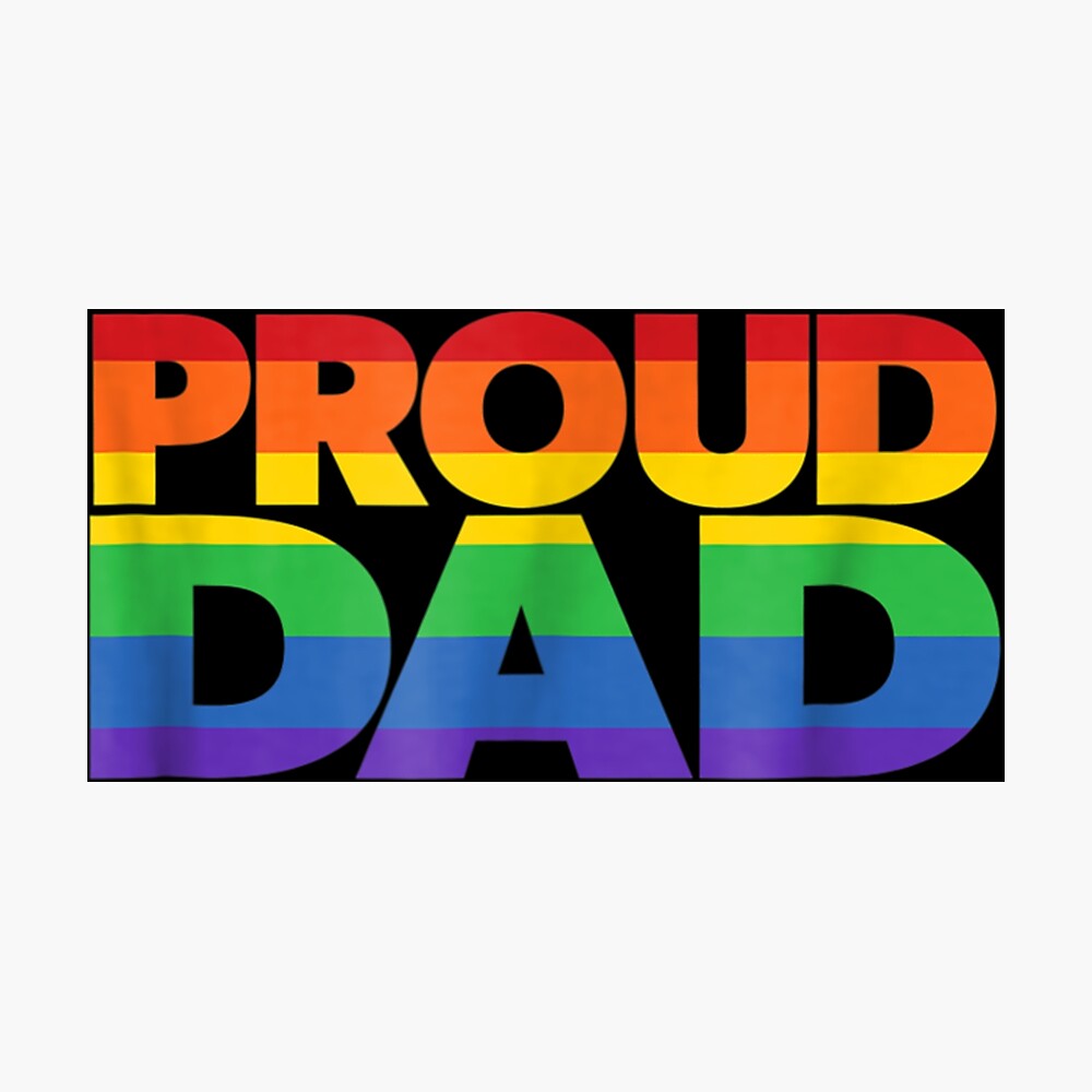 proud dad gay pride shirts