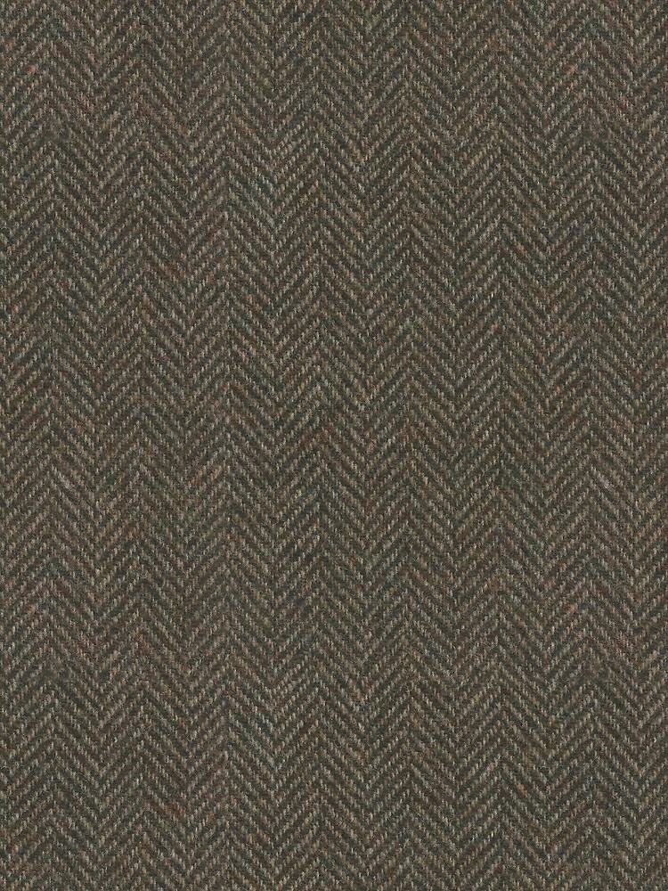 Herringbone Wool Tweed Fabric by junkydotcom