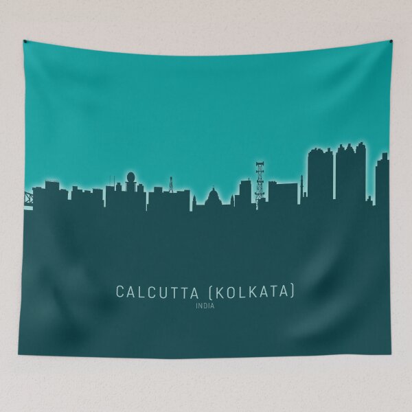 Item preview, Kolkata (Calcutta) India Skyline designed and sold by ArtPrints.