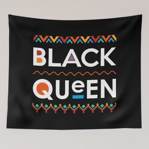 Item preview, Dashiki Pattern Black Queen  designed and sold by goodspy.