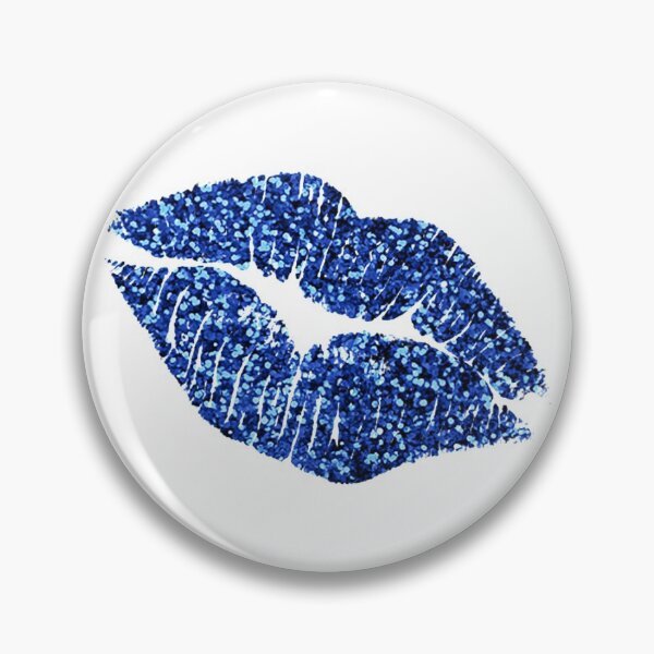 Item preview, Blue Glitter Lips designed and sold by myheadisaprison.