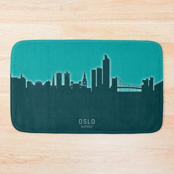 Item preview, Oslo Norway Skyline designed and sold by ArtPrints.