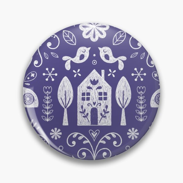 Item preview, Scandinavian folk (Delft blue) designed and sold by movezerb.