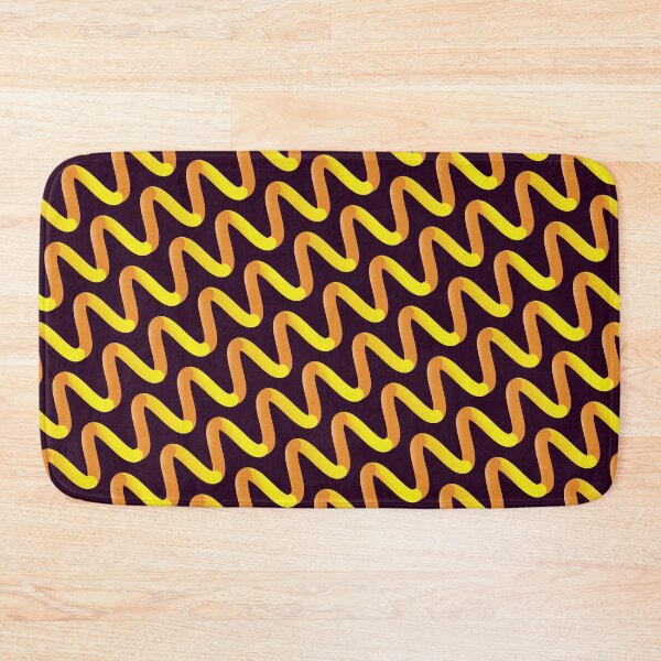 Item preview, Zigzag Orange Yellow Lines designed and sold by LADYGOODMOOD.