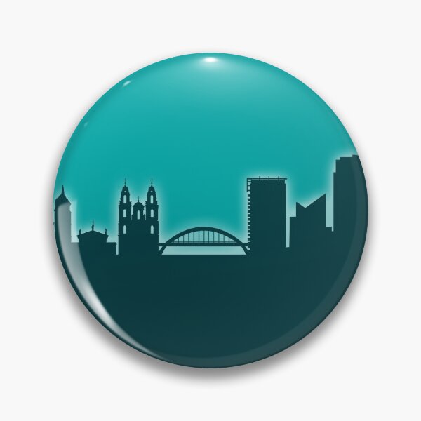 Item preview, Vilnius Lithuania Skyline designed and sold by ArtPrints.