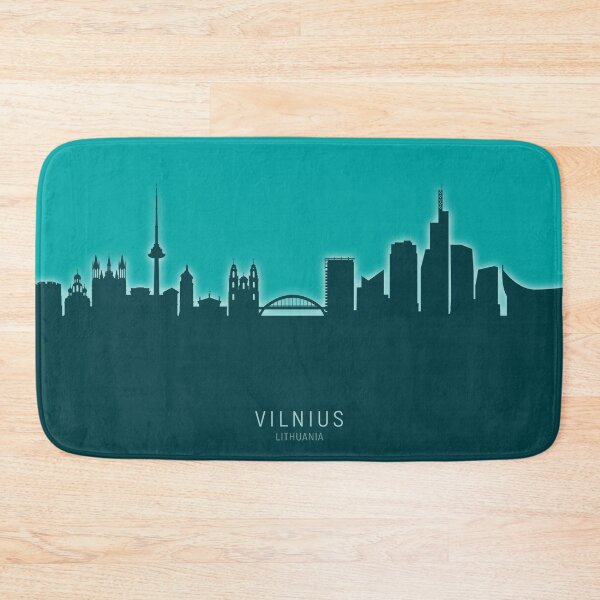 Item preview, Vilnius Lithuania Skyline designed and sold by ArtPrints.