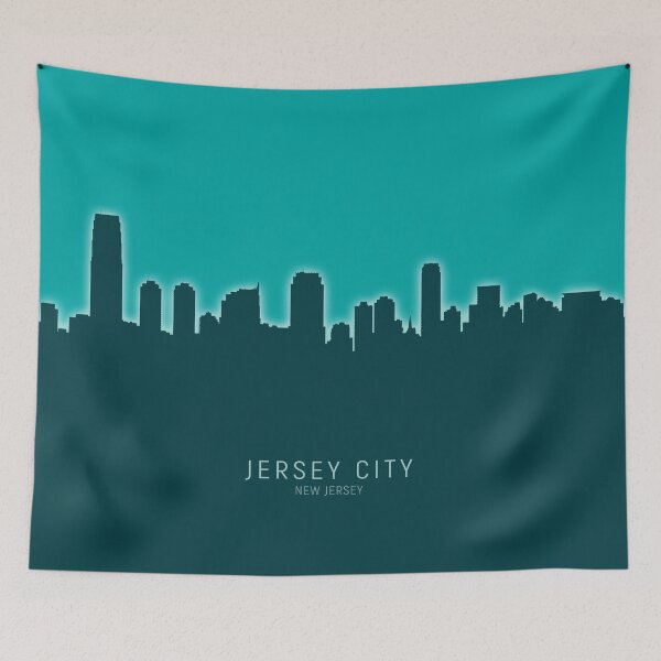 Item preview, Jersey City New Jersey Skyline designed and sold by ArtPrints.