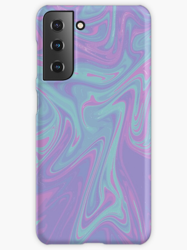 Blue Marble Pattern Samsung Phone Case