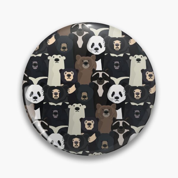 Item preview, Bears of the world pattern designed and sold by ZolinStudio.