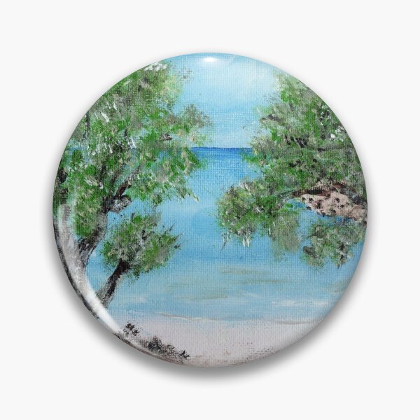 Item preview, Kefalonia original painting on canvas at 600dpi scanning designed and sold by TICU.