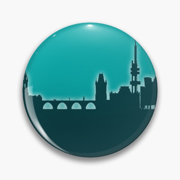 Item preview, Prague (Praha) Czech Republic Skyline designed and sold by ArtPrints.