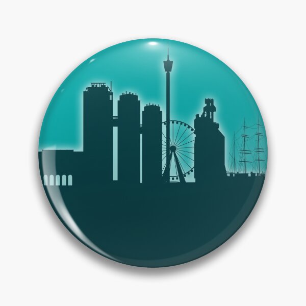 Item preview, Gothenburg Sweden Skyline designed and sold by ArtPrints.