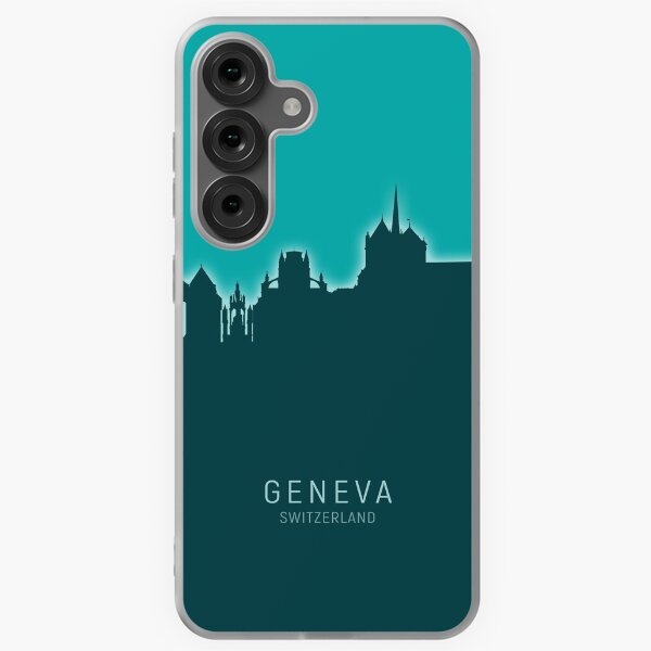 Item preview, Geneva Switzerland Skyline designed and sold by ArtPrints.