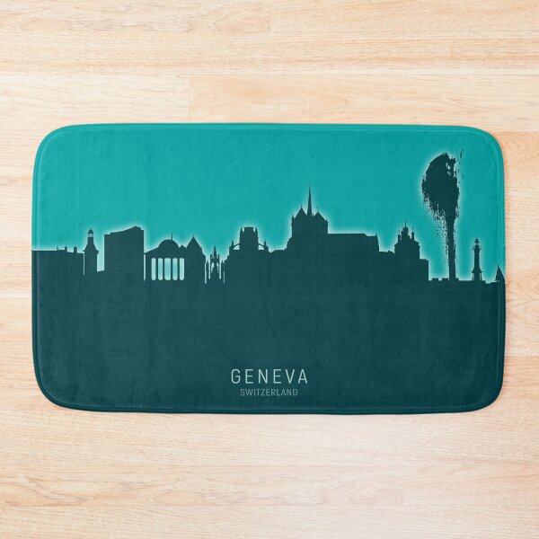 Item preview, Geneva Switzerland Skyline designed and sold by ArtPrints.