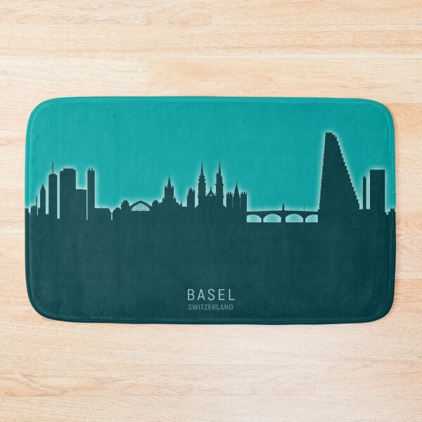 Item preview, Basel Switzerland Skyline designed and sold by ArtPrints.